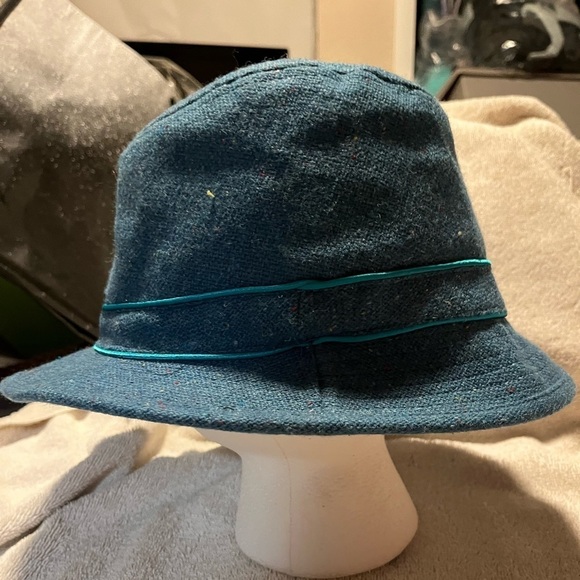 NWT Wool Blend Fedora Hat - Picture 2 of 6